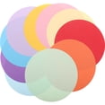 thumbnail image 3 of 200Pcs Decorative Folding Paper Colorful Round Paper DIY Material Students Craft Paper Sheets, 3 of 8