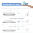 thumbnail image 4 of Meoflaw Cooling Pillows for Sleeping Standard Size Set of 2,Shredded Memory Foam Bed Pillow,Adjustable Loft Standard Pillow for Side & Back Sleeper-Medium Firm, 4 of 5