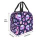 thumbnail image 3 of Easygdp crystal Skull flower cool Bolsa Térmica Premium - Tela Oxford Impermeable, Gran Capacidad, Bolsillo Frontal, Unisex para Trabajo, Escuela, Actividades al Aire Libre y Picnics, 3 of 8