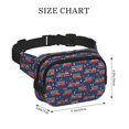 thumbnail image 4 of Hirioo Fire Truck 1 for Double Layer Waist Bag Adjustable Fanny Pack For Travel Running Hiking, 4 of 9