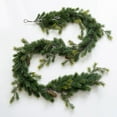 thumbnail image 3 of Festive Christmas Garland Tabletop Decoration Full PE Rattan Greenery for Holiday Party Centerpiece, 3 of 4