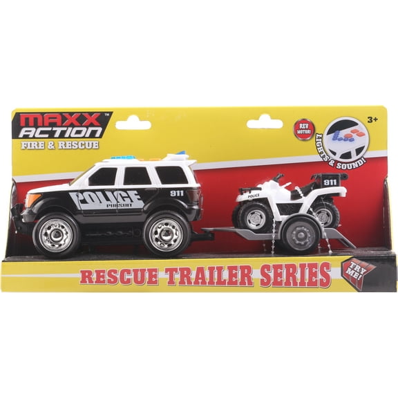 Maxx Action Fire & Rescue Rescue Trailer Series