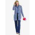 thumbnail image 3 of Woman Within Plus Size Button-Front Shaker Cardigan Sweater, 3 of 6