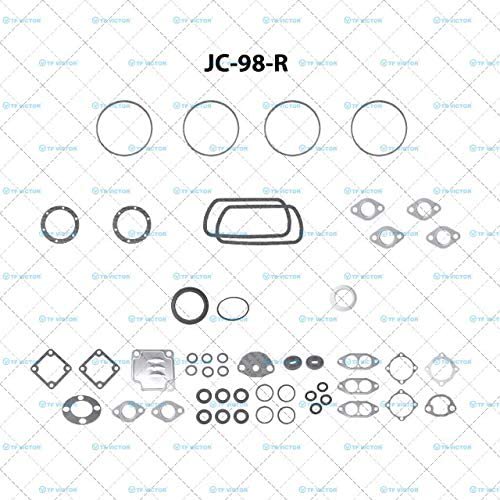 Juego de Juntas de Motor Completo TF Victor Para: Volkswagen Beetle Base 1.6 1971 AL 1979, Volkswagen Brasilia Base 1.6 1974 AL 1982, Volkswagen Combi Base 1.6 1974 AL 1988 TF VICTOR Volkswagen