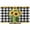 Yellow Black, variant on TV Cover Indoor, Sunflowers Stretch TV Dust Cover Television Screen Protector, Summer Botanical Budding Yellow Flowers Elastic Polyester Display Covers, Monitor Slipcover for LED LCD TVs 40 Inch