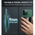 thumbnail image 5 of 20000mAh Magnetic Wireless Charger, Slim Battery Pack with LED Display, Portable Power Bank with Charging Pad for Travel & Multiple Devices - Green, 5 of 9
