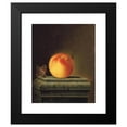 thumbnail image 2 of Justus Juncker 15x17 Black Modern Framed Museum Art Print Titled - Still Life with Apple and Insects (1765), 2 of 5