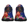 thumbnail image 5 of Indiana Stte Cardinal and Peony Flower Shoes Sneakers Black Size 11.5, 5 of 7
