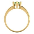 thumbnail image 4 of Solitaire Engagement Ring for Women - 1.5ct Natural Peridot in 14K Yellow Gold Promise Ring, 4 of 6