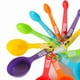 thumbnail image 3 of Cucharas medidoras,Juego de cucharas medidoras de plástico para hornear,Tazas y cucharas medidoras para de repostería de colores del arco iris,Juego de cucharas medidoras para, 3 of 3