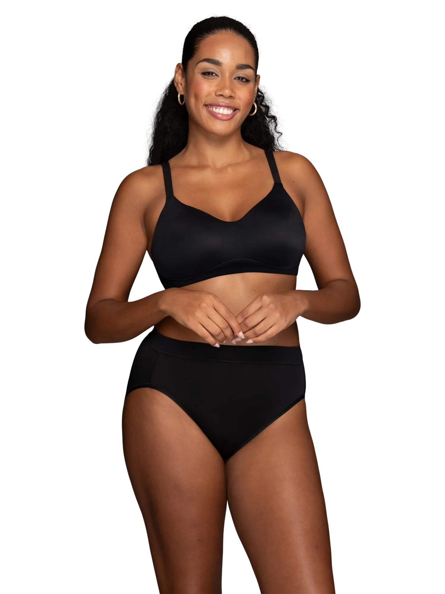 Vanity Fair Radiant Women's Wireless Bra - Back and Side Smoothing, Adjustable Straps, Sizes S-3XL, Style 3472117