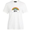 SHIYAO Gay Pride Lgbt Gifts For Women Men Rainbow Graphic Short Sleeve T Shirt Casual Couple Matching Outfit Lesbian T Shirt Tops