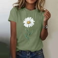 thumbnail image 4 of Otvok Womens T-Shirts Short Sleeve Summer Tops O-Neck Casual Blouses, 4 of 6