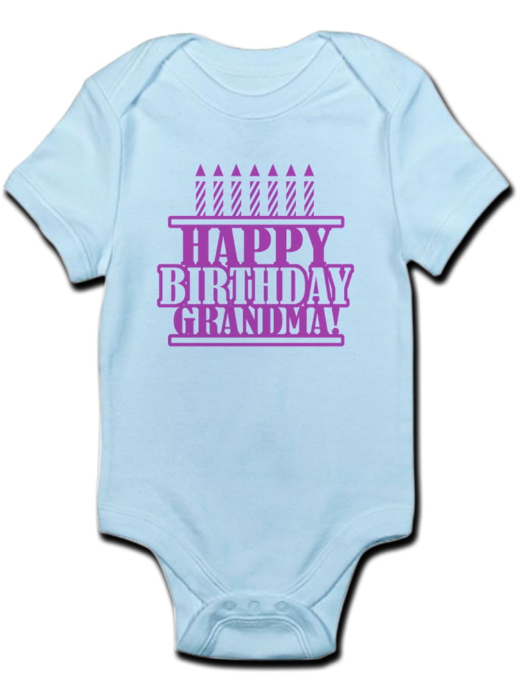 happy birthday grandma onesie