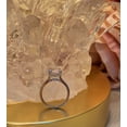 thumbnail image 5 of Ivy & Bauble 5Ct Round Simulated Diamond CZ Solitaire Engagement Ring in White Gold Plating, Size 10, 5 of 5