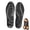 Black1, variant on 1Pair Arch Support Insoles Honeycomb Breathable Shoe Inserts For Daily Outdoor Sport Use(Black2-24.5Cm)