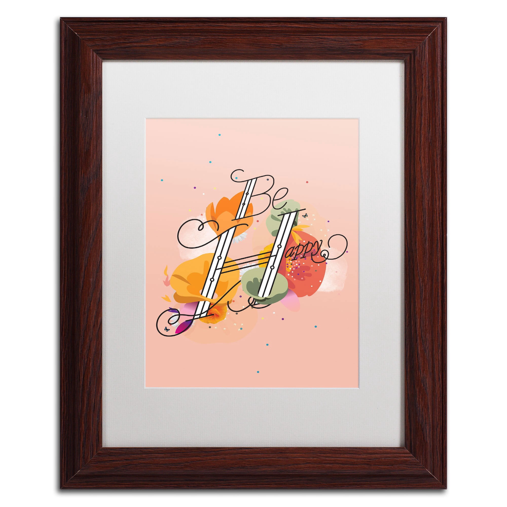 Trademark Fine Art "The Reminder" Canvas Art by Kavan & Co White Matte, Black Frame