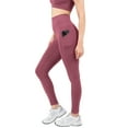 thumbnail image 2 of YITTY Active Women's Ultraluxe High-Waist Pocket Legging, Athleisure, 4-Way-Stretch, Moonlight Mauve , S, Regular | 27" Inseam, 2 of 7
