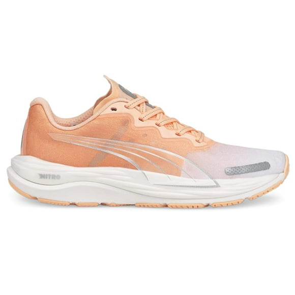 PUMA Womens Velocity Nitro 2 Wildwash Running Sneakers Shoes - Orange - Size 9 M