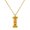 Letter I, variant on Initial Necklaces for Women Bubble Pendant Charm Gold Plated Letter K Stainless Steel Name Alphabet F Dainty Chain Personalized Statement Simple Elegant Jewelry Gold Letter B