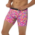 thumbnail image 3 of Rateoe Colorful Donuts 1 Print Men’s Underwear Boxer Briefs Soft Comfortable Underwear Boxer Briefs, Long Leg Briefs,Anti-chafing Boxer Briefs, 3 of 7
