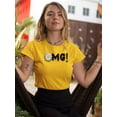 thumbnail image 2 of Omg Daisy Yellow T-Shirt Women -Image by Shutterstock, Female 4X-Large, 2 of 4