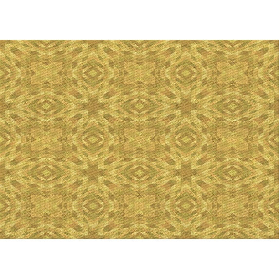 Ahgly Company Machine Washable Indoor Rectangle Transitional Cinnamon Brown Area Rugs, 4' x 6'