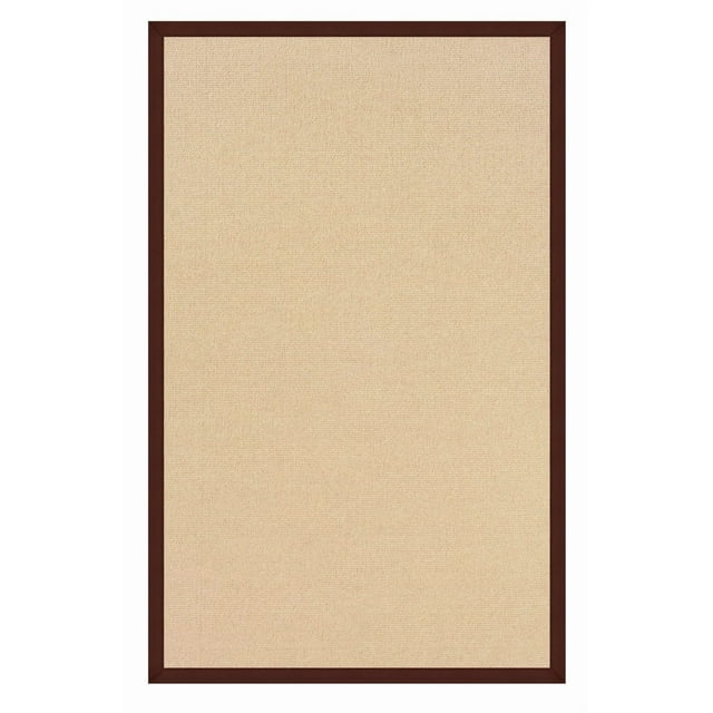 Tapis Athena naturel et marron 9 pi 10 po x 13 pi