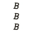 thumbnail image 2 of relayinert Durable And Rustproof Metal House Number Plaque Impeccable Door Decoration Easy To Install Metal Letters House Numbers B17--B 3Set, 2 of 6