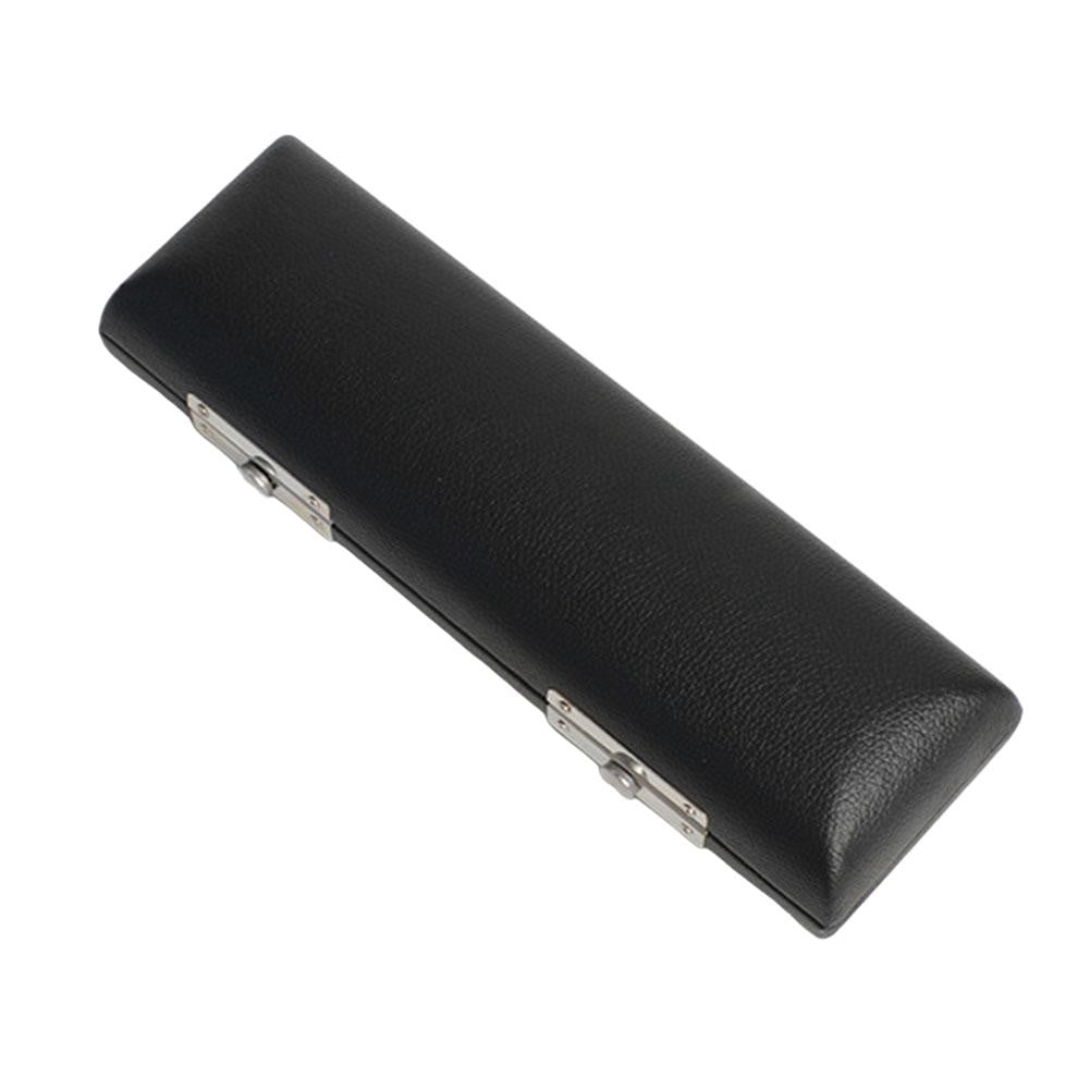 Gerich Lightweight and Compact Black Flute Case Stylish and Reliable PU Leather Bag