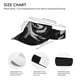 thumbnail image 3 of Balery Fluid Black White Paint Swirls Gorra deportiva con visera ajustable para mujer y hombre (talla única), 3 of 7