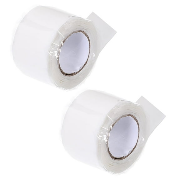 HEMOTON 2 Rolls Plumbers Tape High Adhesion and Long-Lasting Use Tape Flexible Silicone Rubber Tape for Sealing Leaks and Repairing Cracks in Pipes and Buckets