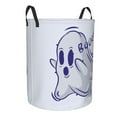 thumbnail image 2 of LNWH Laundry Basket, Cartoon Cute Ghost Pattern Foldable Laundry Hamper With Handles Waterproof, Small, 2 of 8