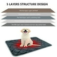 thumbnail image 3 of Billuyoard Almohadilla de autocalentamiento para mascotas, manta cálida de invierno para perros y gatos, ropa de cama lavable, colchón gris, alfombra Type4 NO4 Billuyoard PT002489-02, 3 of 6