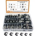 thumbnail image 1 of Clamp 52pcs Cable Clamp Multifunctional Cable Clamp Assortment Kit For Automotive Boat, 1 of 8