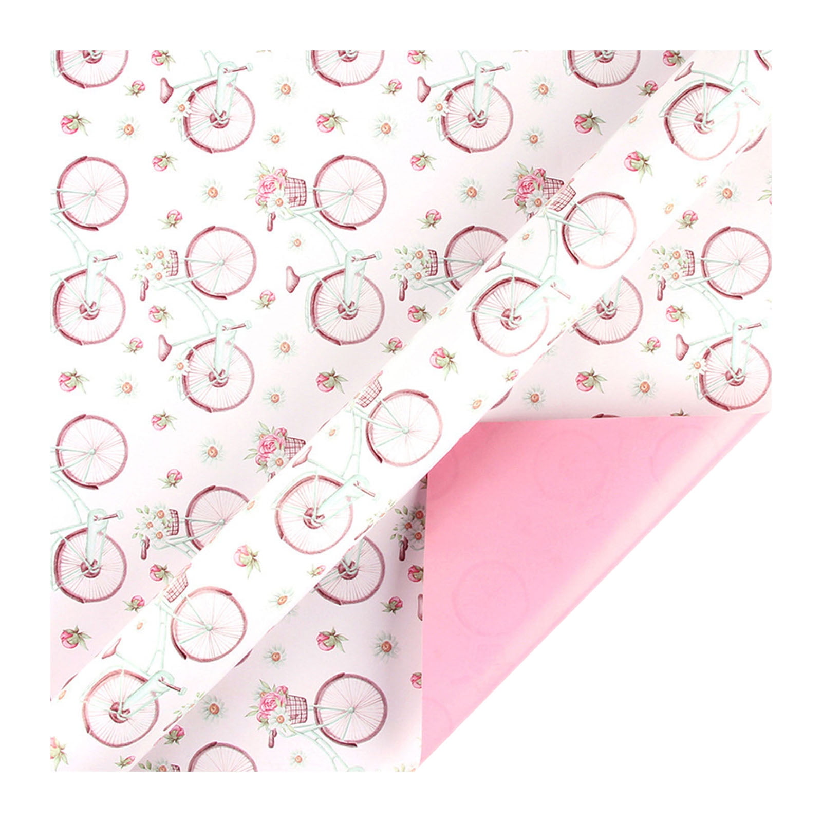 Gift Wrapping Paper Cute Cartoon Print Pink Colorful Wrapping Paper Holiday Girls Princess