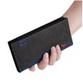thumbnail image 2 of Men's Long Wallet with RFID Blocking, PU Leather Bifold Wallet with Zipper Coin Pocket & Multiple Card Slots, 2 of 12