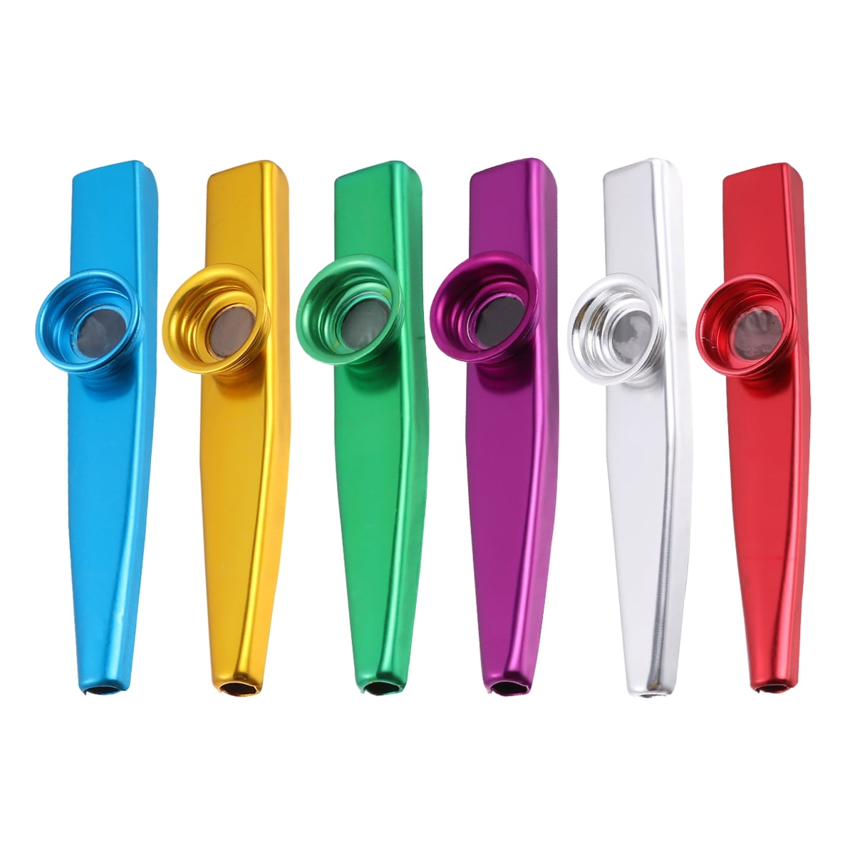 6pcs Different Colors Metal Kazoos Preschool Educational Toys Musical