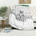 thumbnail image 2 of Accountant Gifts for Men/Women Throw Blanket 60" x 50", Gifts for Accountants, Funny Accounting Gifts, Spreadsheet Gifts for Accountants, Gift for Accountant Women/Man, 2 of 5
