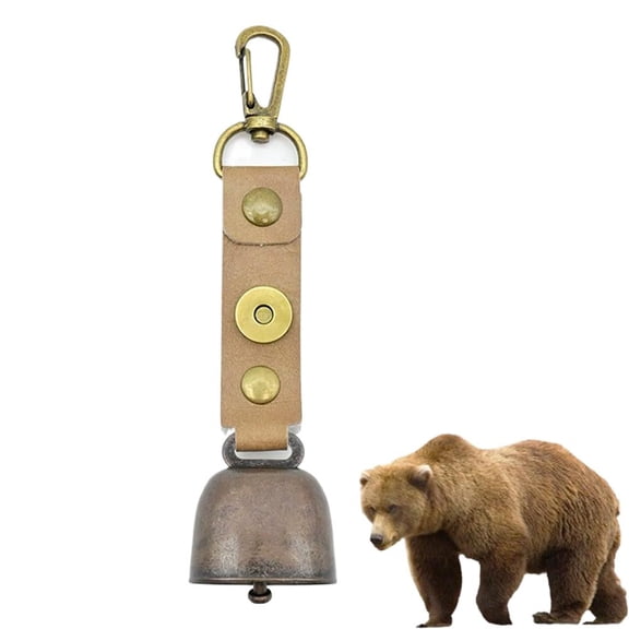 Outdoor bear-repelling bell Vintage Metal Design for Hiking Camping Biking Gear