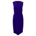 thumbnail image 1 of Pre-Owned Theory Sleeveless Knee-Length Dress in Purple Triacetate, 1 of 2