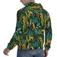 thumbnail image 6 of Uemuo Jungle Leopard Yellow Pattern Men's Hoodie - Casual Pullover Hoodie with Kangaroo Pocket, Stylish Hooded Sweatshirt for Everyday Wear-4X-Large, 6 of 7