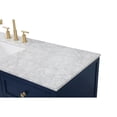 thumbnail image 6 of Elegant Decor Franklin 60" Aluminum MDF Single Bathroom Vanity in Blue, 6 of 15
