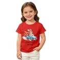 thumbnail image 5 of WOYY Boys Easter T-Shirt Cartoon Bunny Print Short Sleeved T Shirt Cute Tee Top, Sizes 2-14, 5 of 6