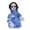 Blue Clothes Girl style, variant on Stibadium Scary Little Precious Doll w/ Sound Horror Theme Party Halloween Decoration