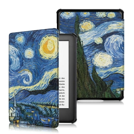 Allytech Kindle 10th Generation Case 2019 Released (Not for Paperwhite), Slim Lightweight Corner Protection Auto Sleep Wake Function Smart Cover Case for Amazon Kindle 2019 E-reader, Starry