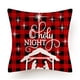 thumbnail image 5 of Wosthever 4 piezas de fundas de almohada estampadas de lino y algodón, fundas rústicas de Navidad, decoración de sofá para habitación de Decoración del hogar, 5 of 6