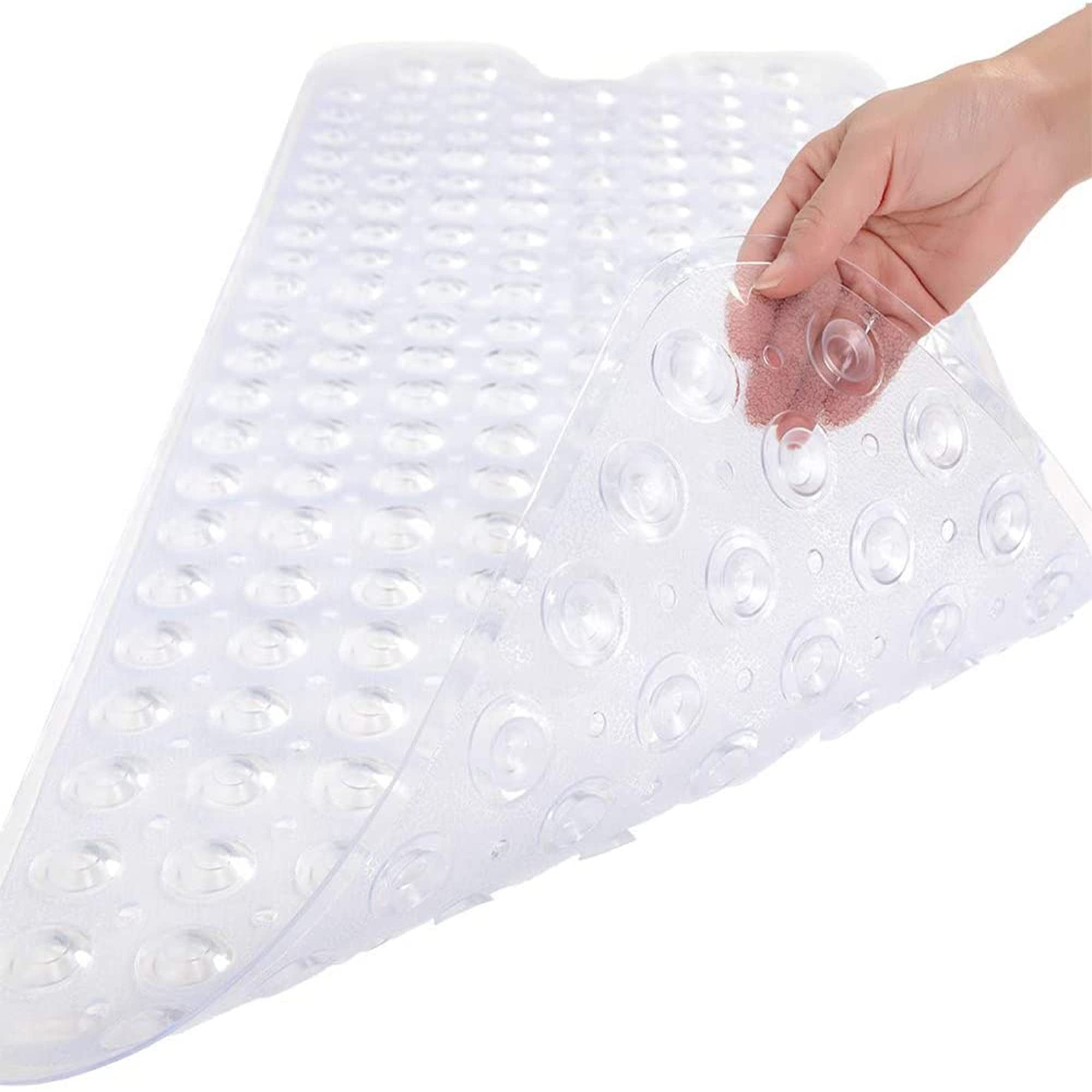Shower Mat Without Suction Cups for Reglazed Surface