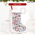 thumbnail image 4 of Honeii Abstract Floral for Christmas Stocking,Large Xmas Stocking,Holiday and Family Stocking for Fireplace Christmas Holiday Party Decoration, 4 of 7