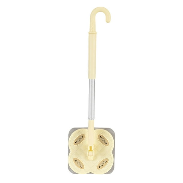 Trapeador desechable, reemplazable y sin lavado, con mango de gancho, miniherramienta de limpieza de pisos de diseño sencillo para uso doméstico, sin necesidad de paño de limpieza, portátil para piso